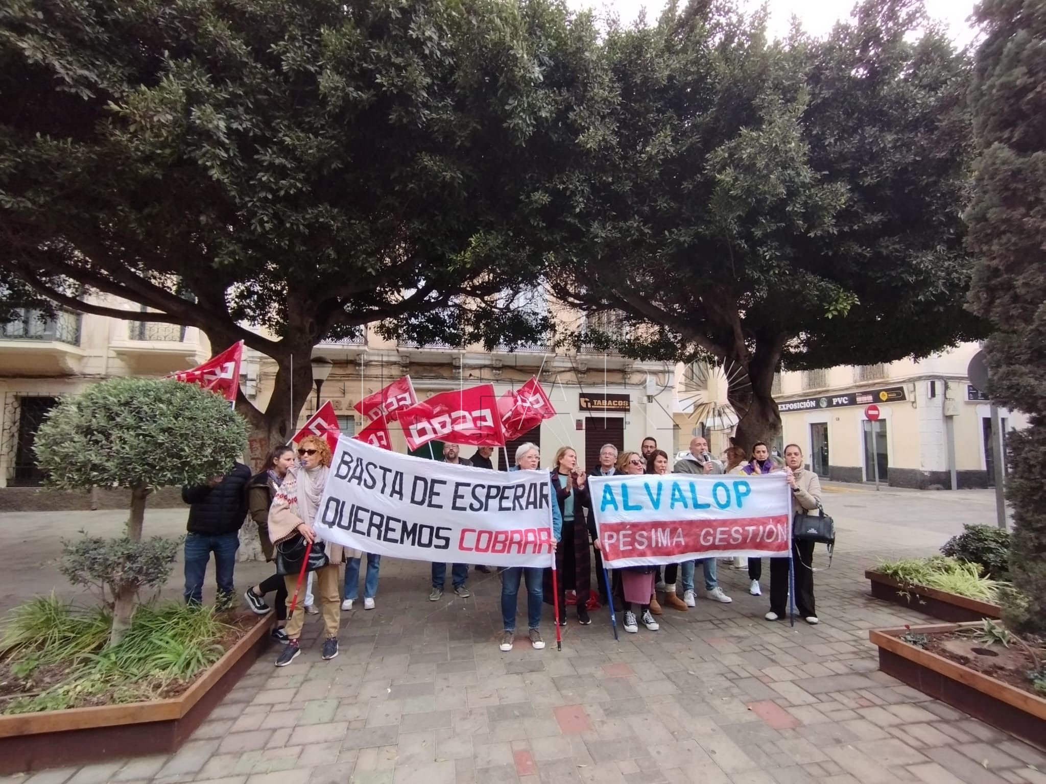 La plantilla de Alvalop sigue sin cobrar sus nóminas