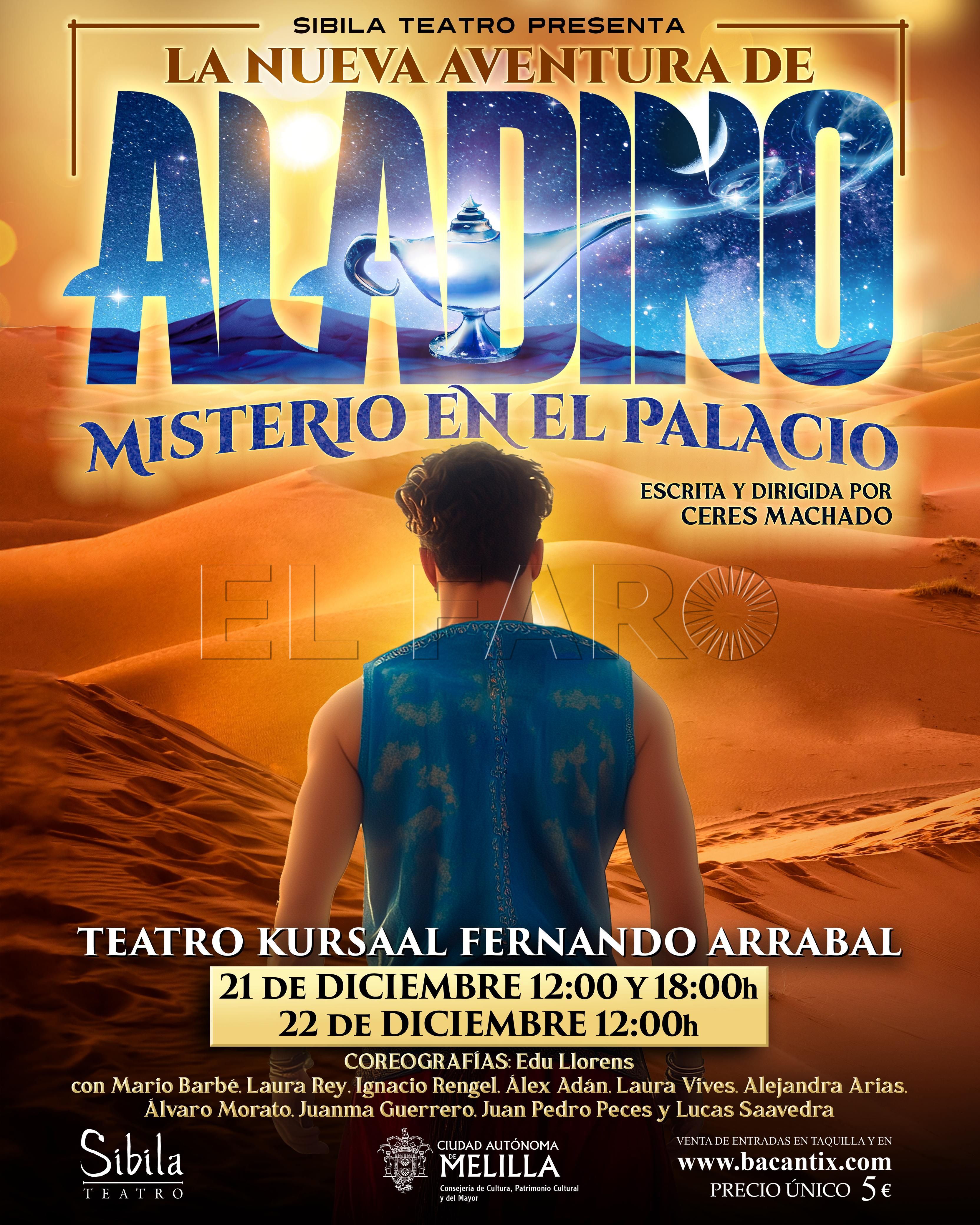 "Aladino: misterio en el palacio", los días 21 y 22 en el Kursaal