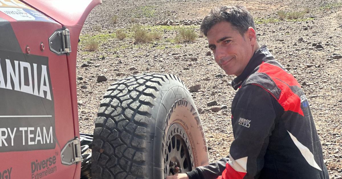 Rachid Al Lal y Diego Ortega, en el Dakar 2025