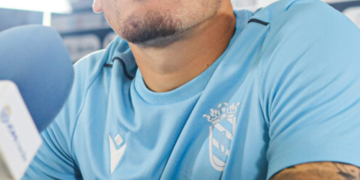Diego Ceballos atendió ayer a los medios de comunicación.