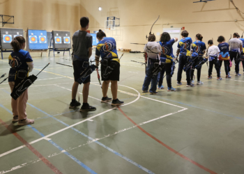 Imagen de los arqueros melillenses que tomaron parte en la tirada del pasado sábado.