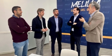 En el encuentro de trabajo que se llevó a cabo se abordó la importancia del partido y se ahondó en futuras sinergias entre la Federación y Melilla Ciudad del Deporte.