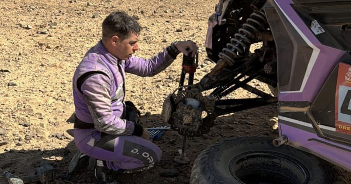 Diego Ortega, sexto en la etapa del Dakar