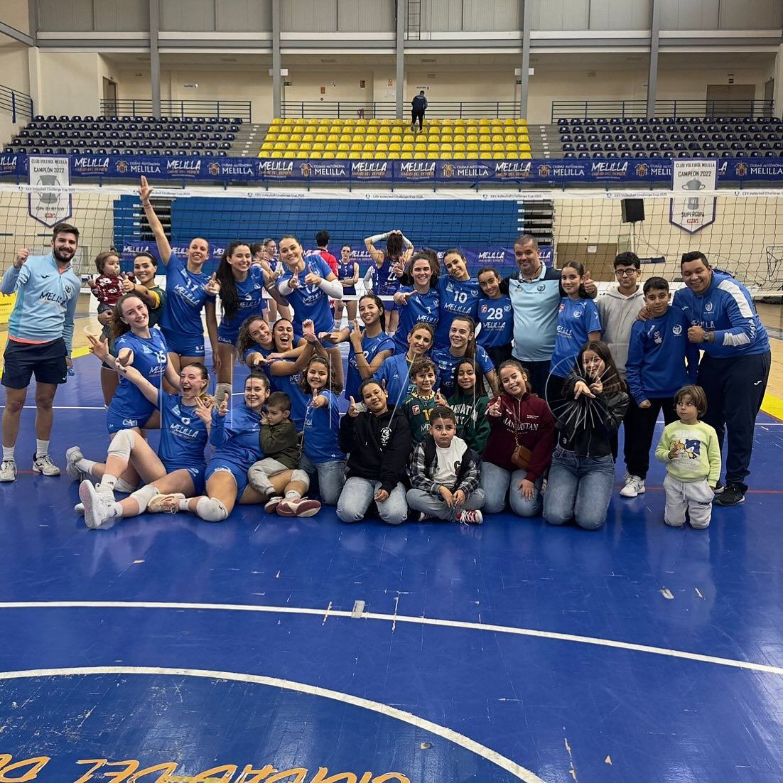 El CV Melilla ‘barre’ de la pista al conjunto del Premiá Dalt