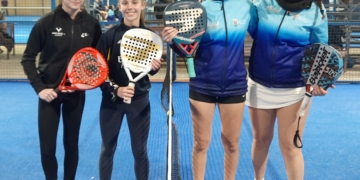 Campeonas de la Categoría Infantil (izquierda) y Junior (derecha).
