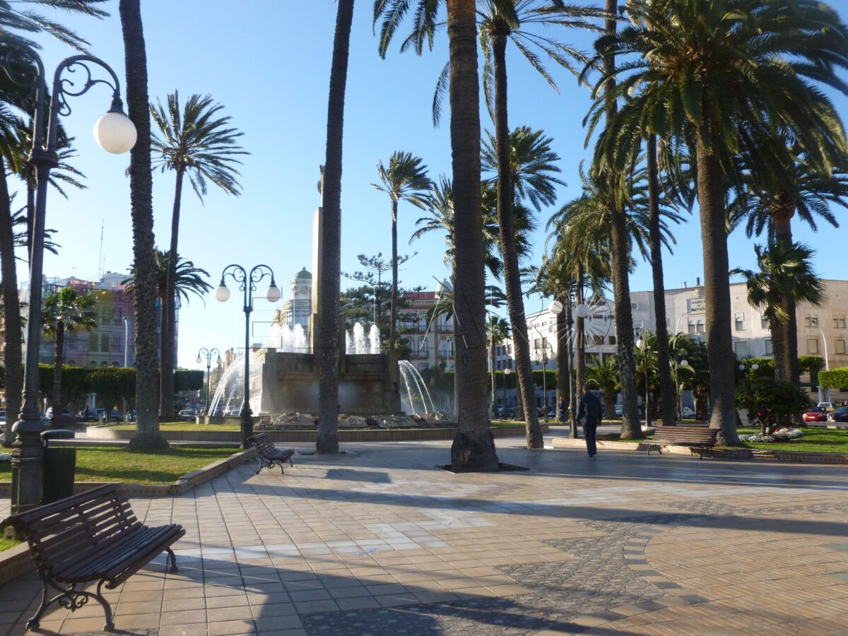 La Plaza de España, centro neurálgico de Melilla