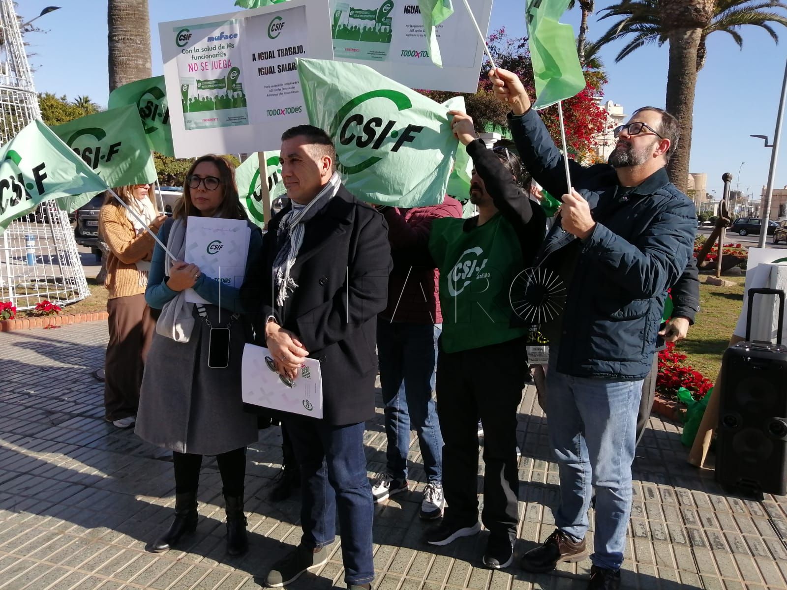CSIF en protesta por la situación de Muface