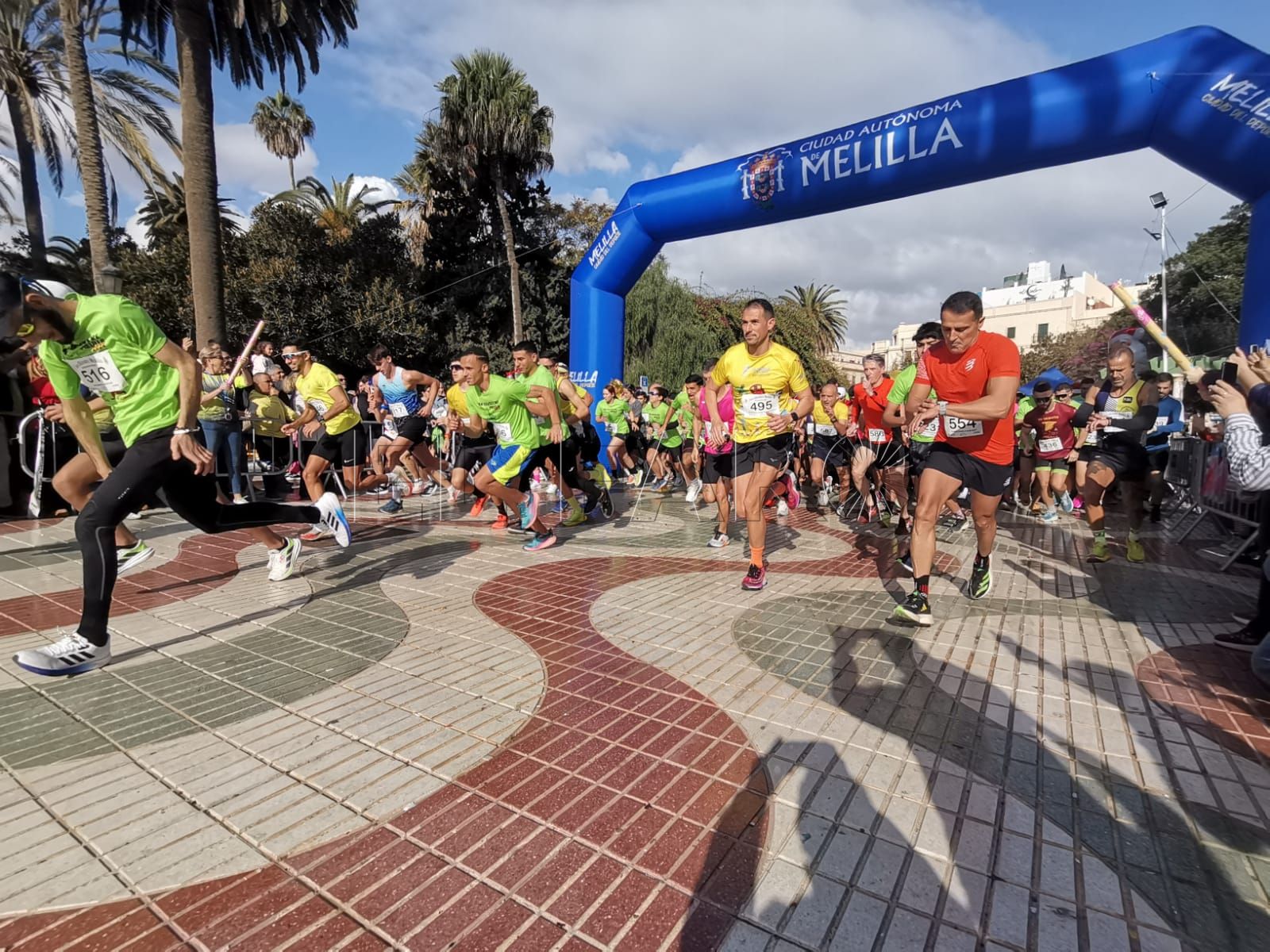 Álvaro Martínez y Lucía Faus, ganadores de la San Silvestre Melilla 2024