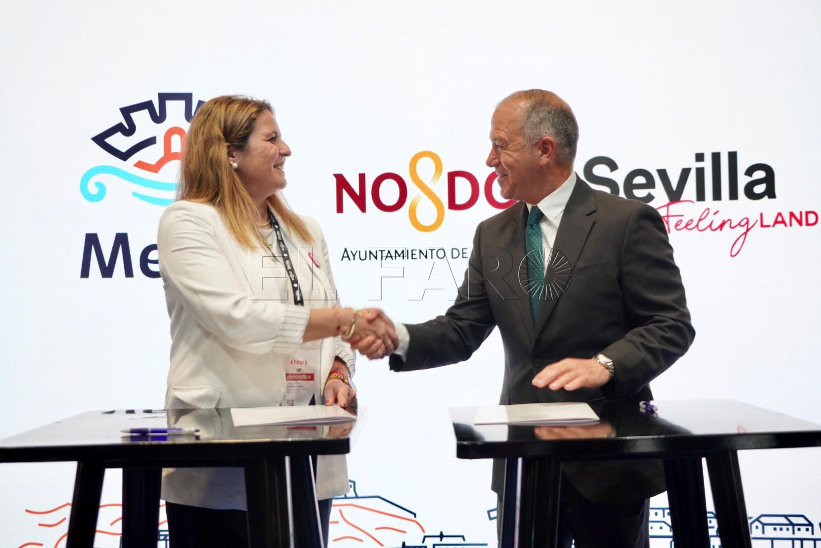 Marín y Angie Moreno se dan la mano en Fitur