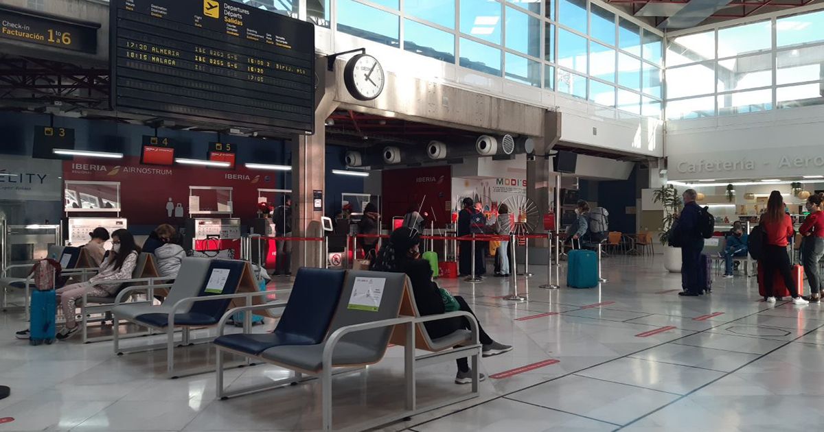 El aeropuerto de Melilla superó el medio millón de pasajeros en 2024