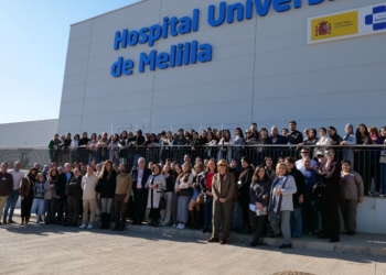 Alumnos FP de visita en el nuevo hospital