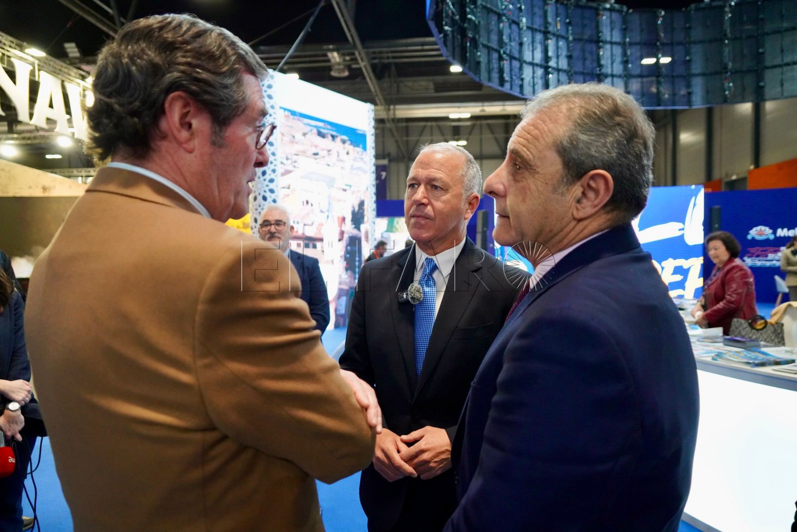 Alcoba con Garamendi y Miguel Marín