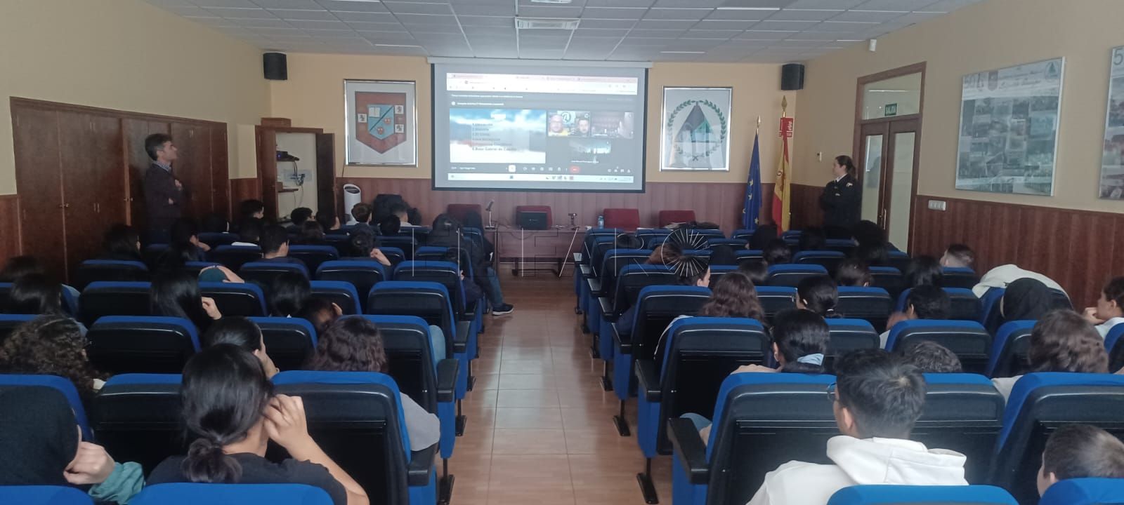 Videoconferencia con la Antártida