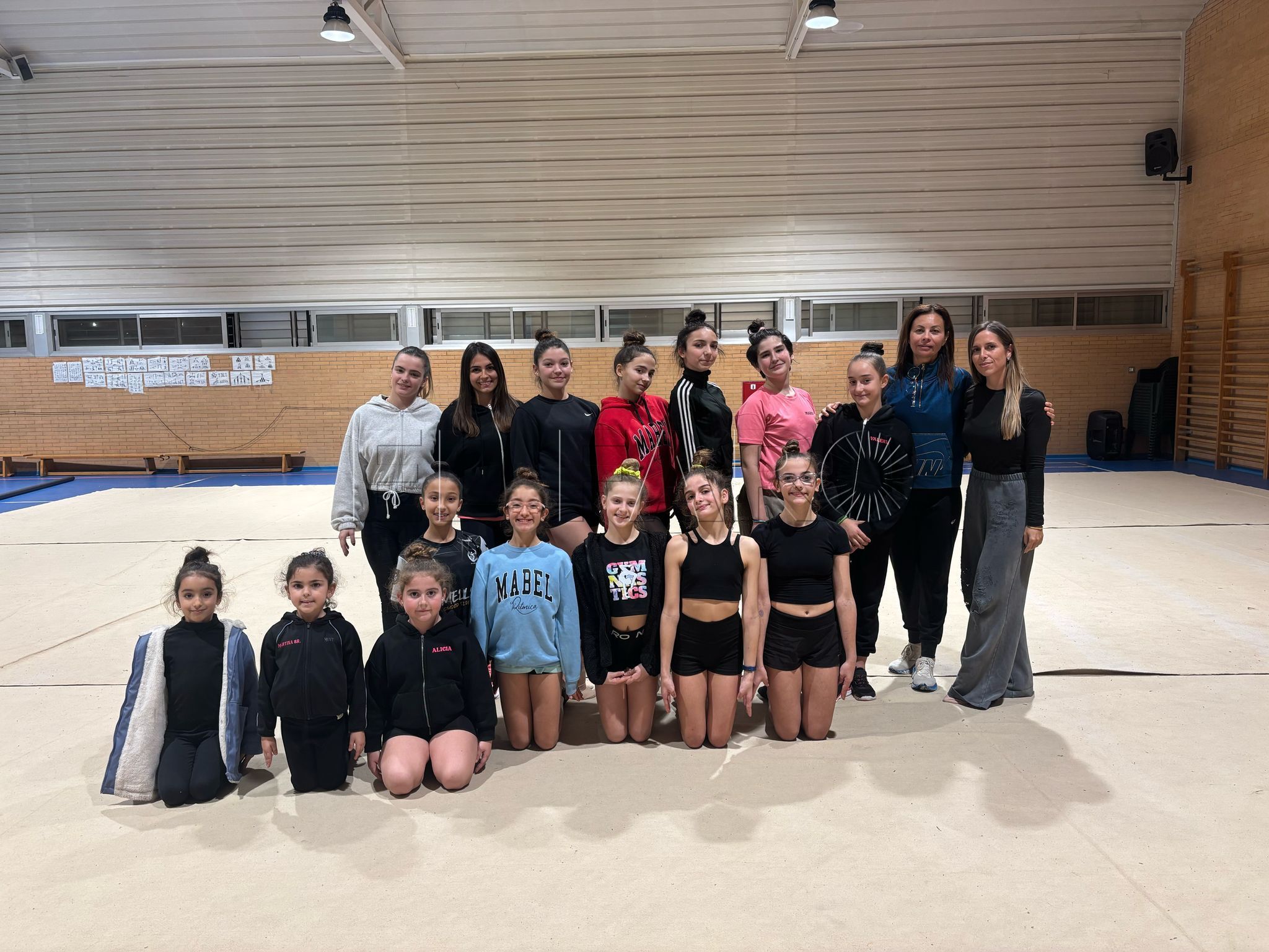 El Club Ágora de gimnasia rítmica recibe la visita de Magdalena Cumbres