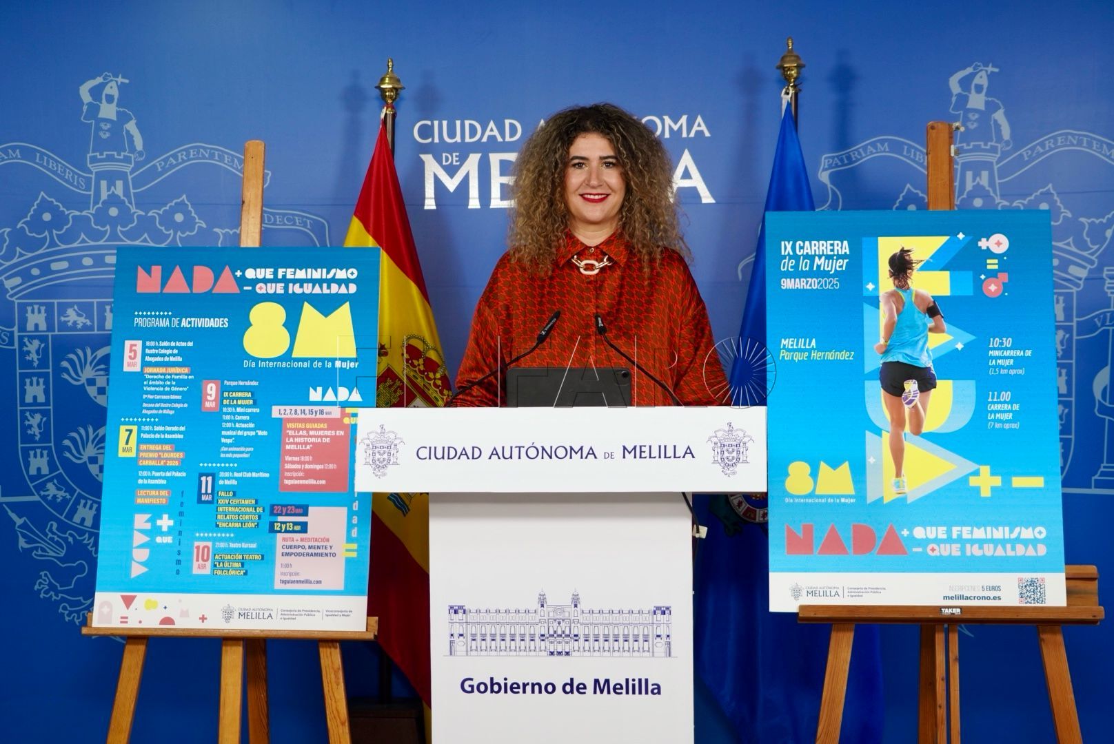 Melilla conmemora el 8M con un mes de actividades bajo el lema 'Nada más que feminismo, nada menos que igualdad'