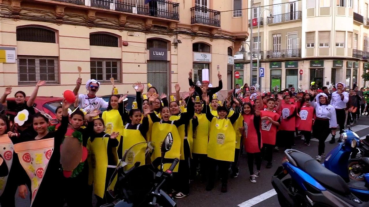 Niños del colegio Juan Caro