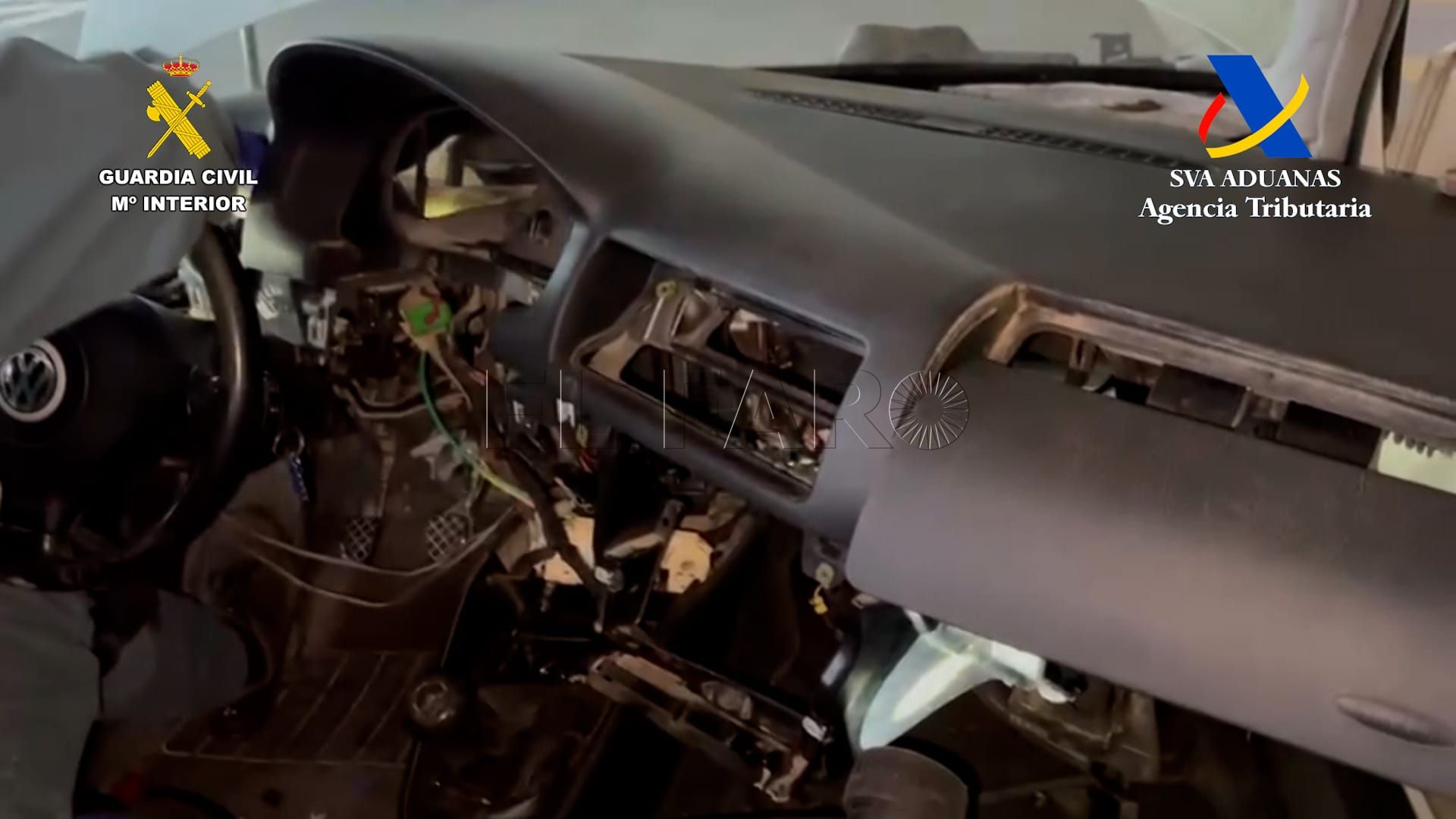 Las pastillas estaban en el salpicadero