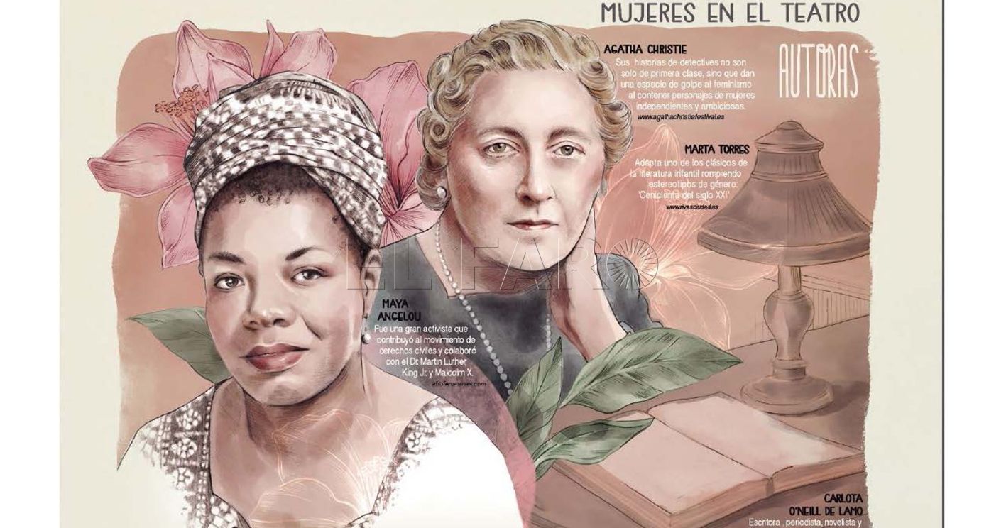 Maya Angelou, Agatha Christie, Marta Torres y Carlota O´Neill, en el calendario coeducativo de SATE-STEs para febrero