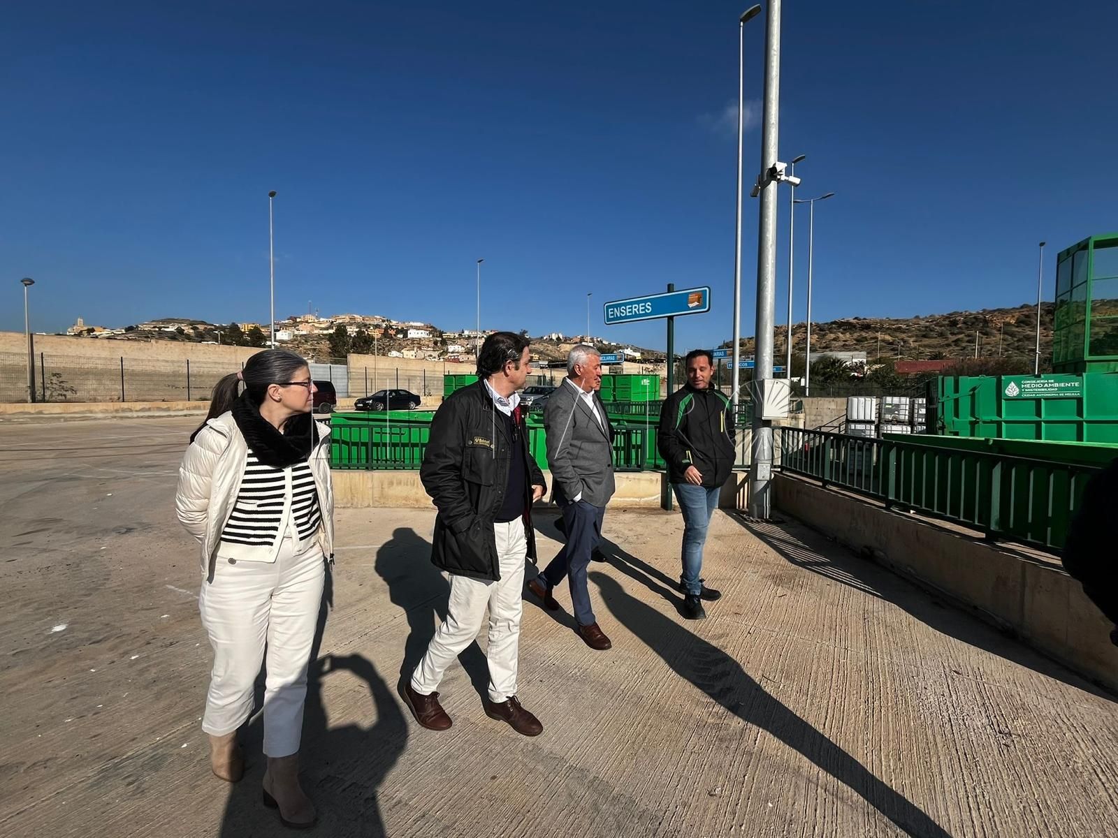 El consejero visita el punto limpio