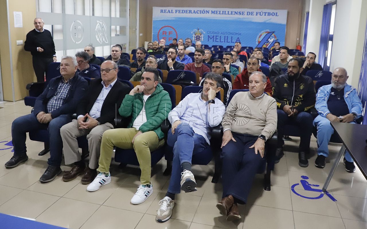 Gran jornada de Ginés Meléndez y Pacheta con los técnicos melillenses