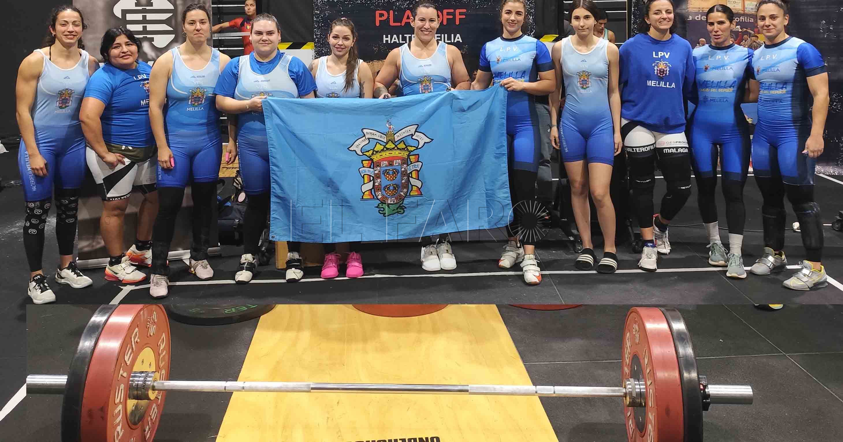 LPV Melilla brilla en su debut en la Liga Iberdrola de halterofilia
