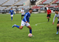 Iván Ramos en acción durante el encuentro disputado el pasado domingo en el Estadio Municipal ‘La Fuensanta’ y que finalizó con victoria por la mínima (1-0) de la U.B. Conquense.