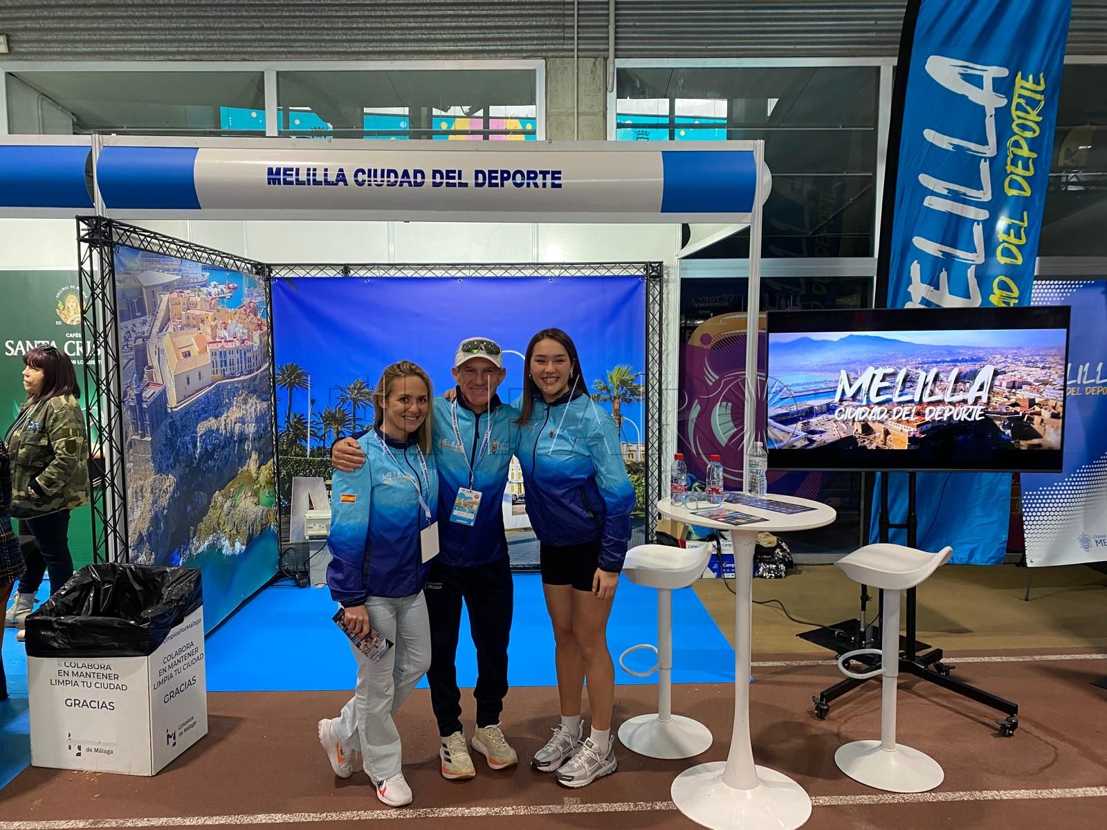 Melilla Ciudad del Deporte se promociona en la Málaga