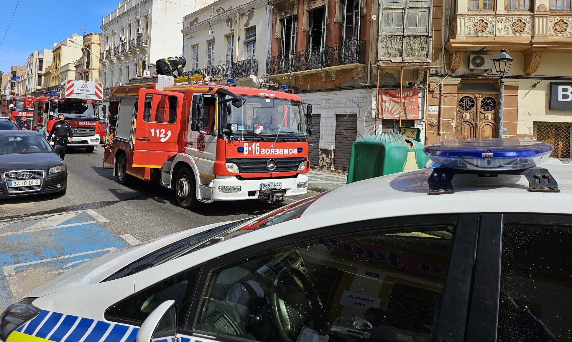 La borrasca Martinho no deja incidentes en Melilla