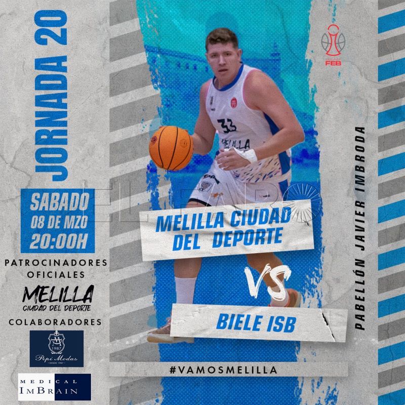 El Melilla Ciudad del Deporte recibe al segundo clasificado