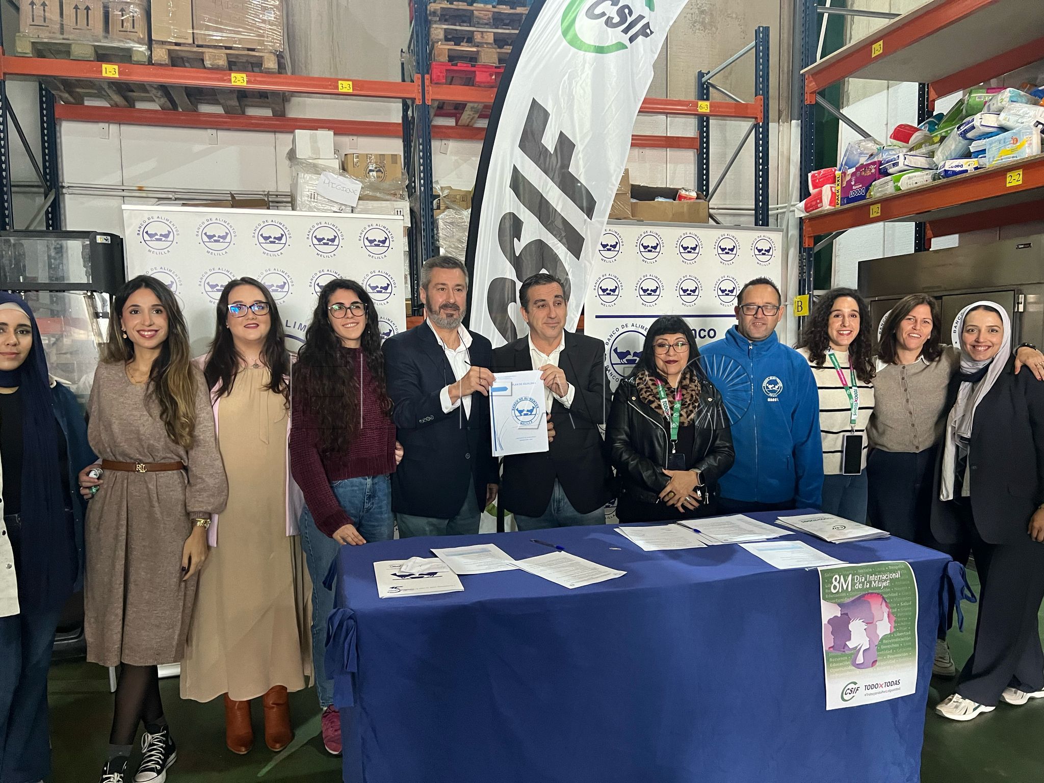 El Banco de Alimentos y CSIF firman un Plan de Igualdad para fomentar la equidad y conciliación laboral