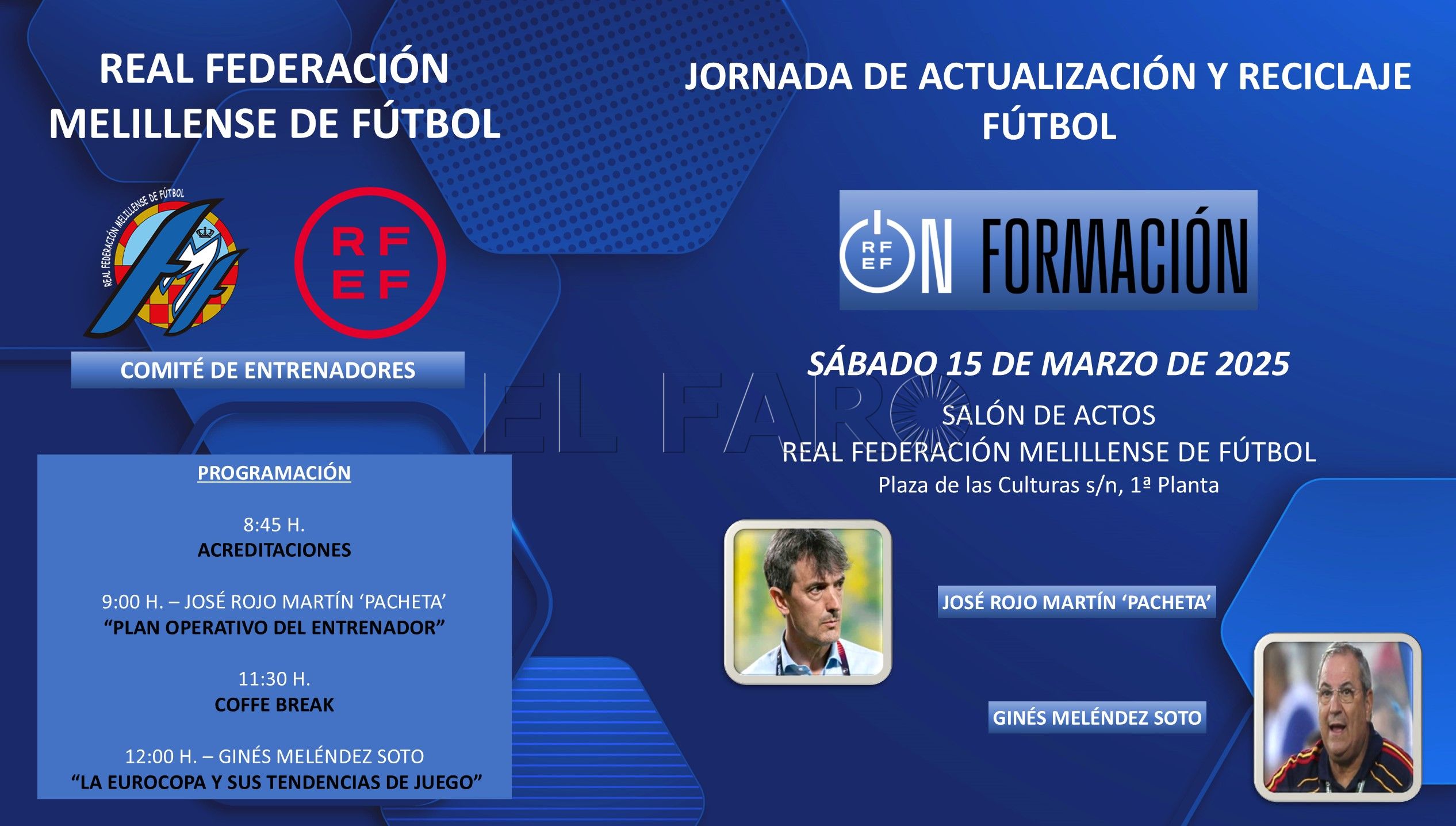 Llega una nueva jornada de actualización y reciclaje para los entrenadores melillenses