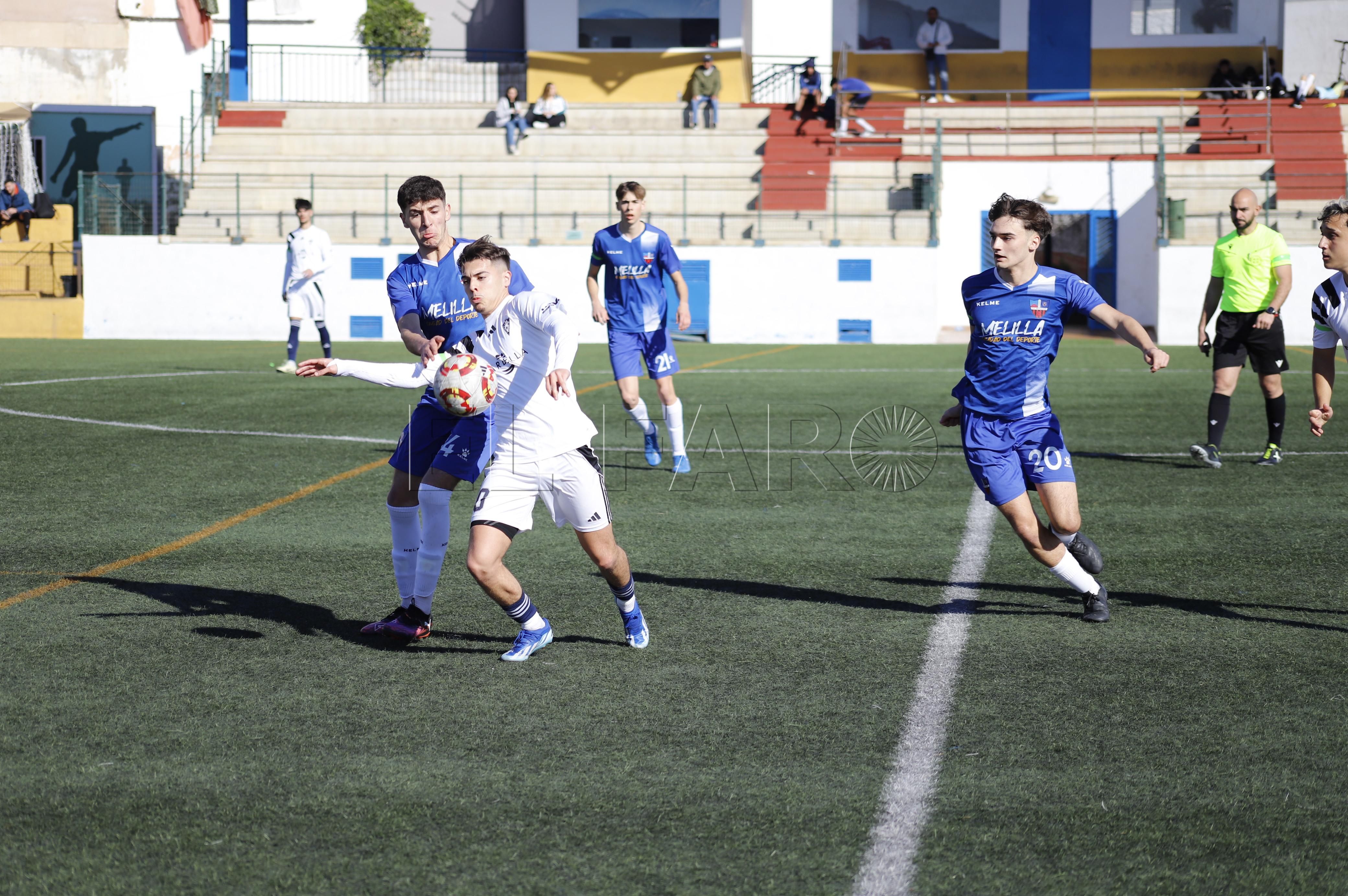 Partido del CF Rusadir que lo afronta sin ninguna presión
