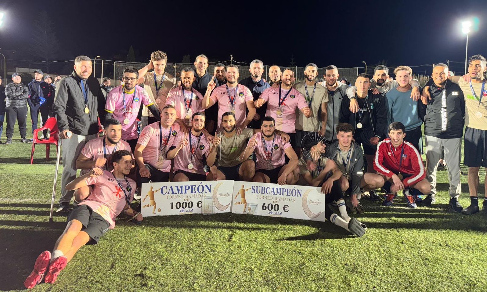 Éxito rotundo del Torneo de Ramadán en el campo de fútbol de La Cañada