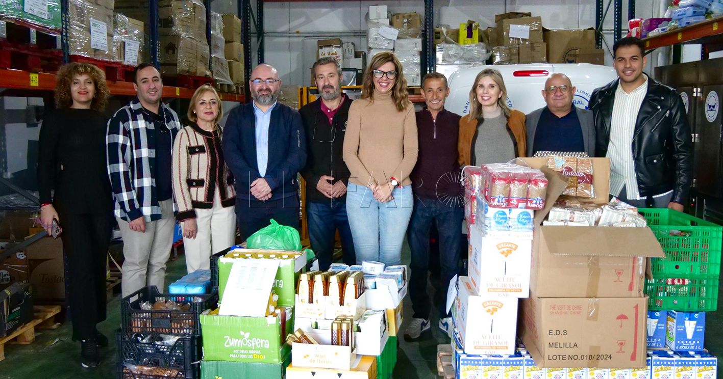 El PSOE dona mil euros en comida al Banco de Alimentos para el final del Ramadán