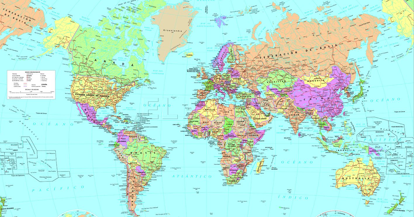 España no es el único país con territorios en más de un continente