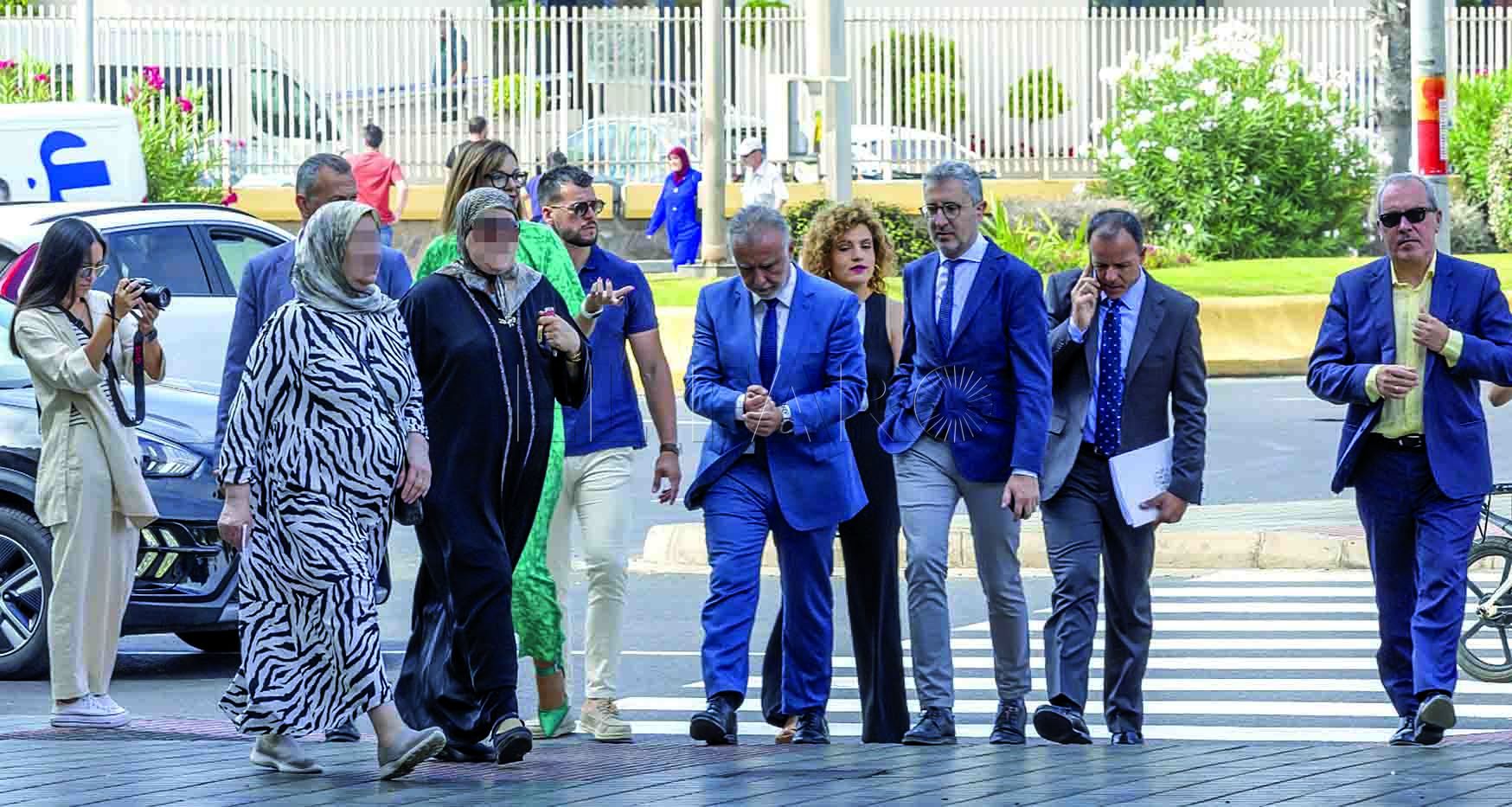 Ministro Torres en su visita a Melilla