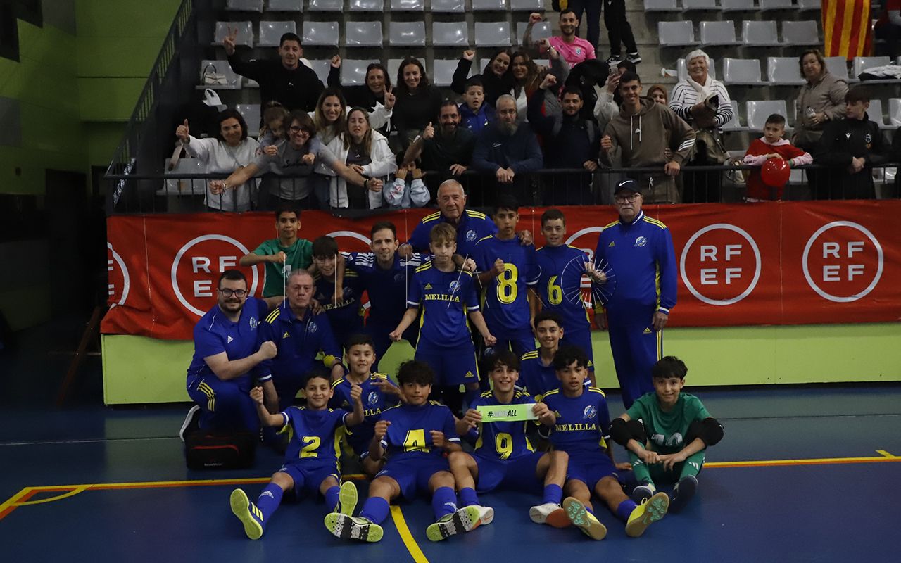 Un triunfo y una derrota en la jornada final del Nacional Sub-12 y Sub-14 de fútbol sala