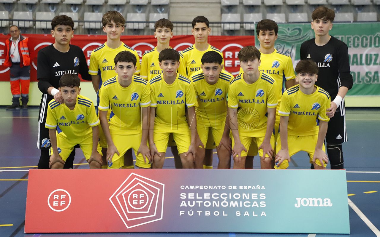 Derrota por la mínima de Melilla Sub 14 ante Andalucía