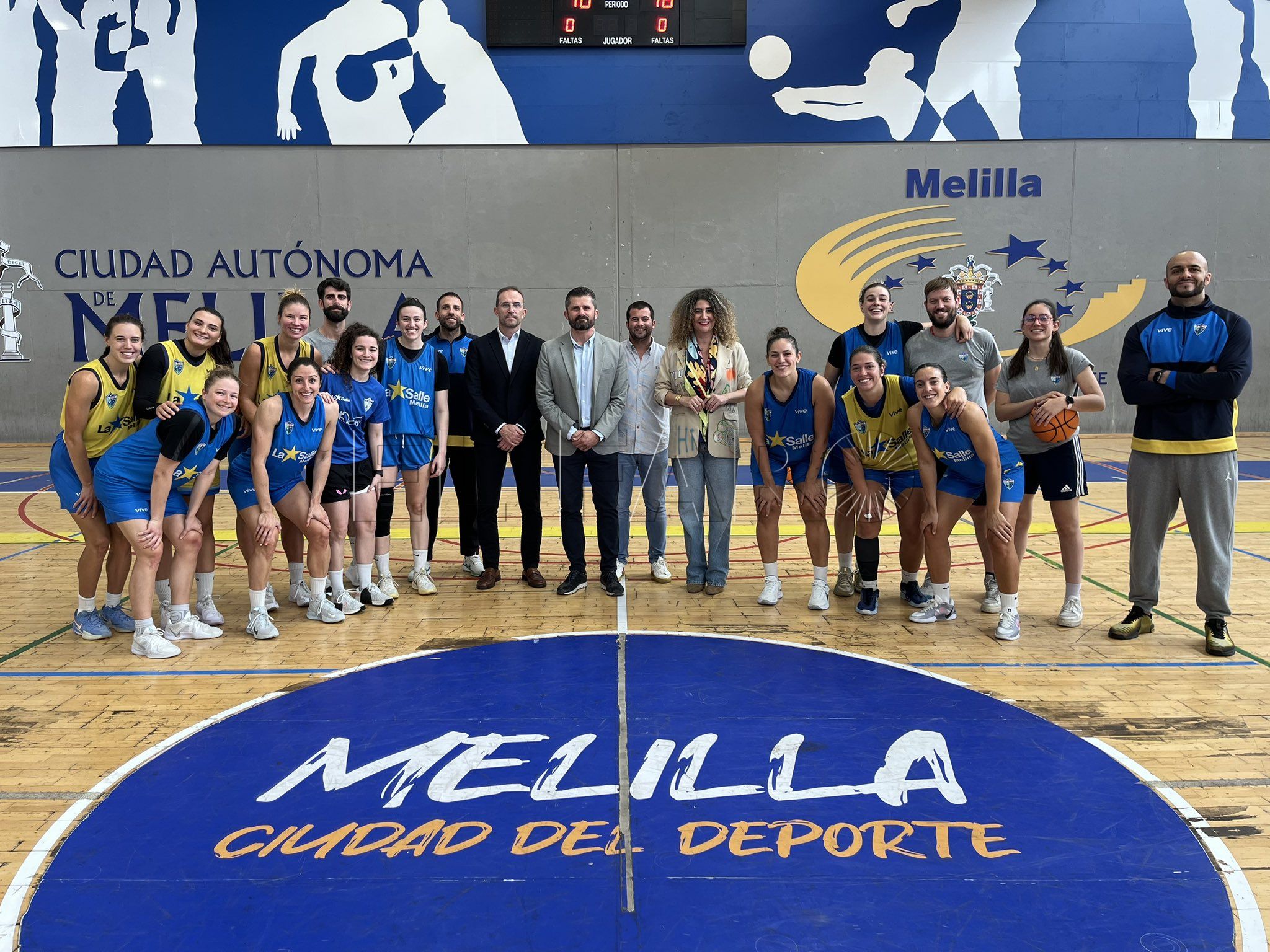 Visita institucional al entrenamiento de La Salle
