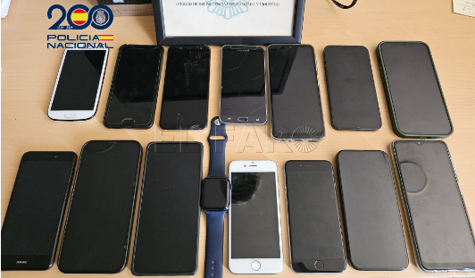 Móviles interceptados