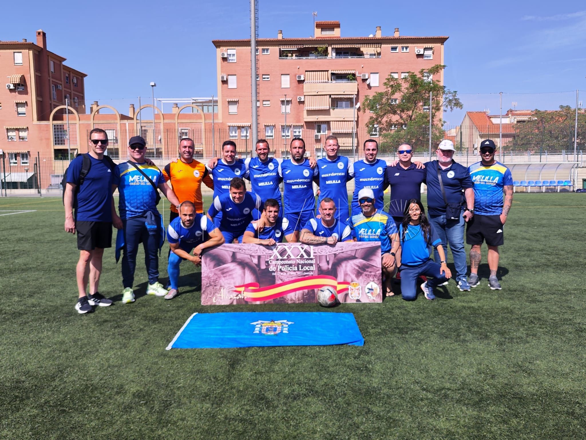 Melilla, segunda en fútbol en el Nacional de Policías Locales