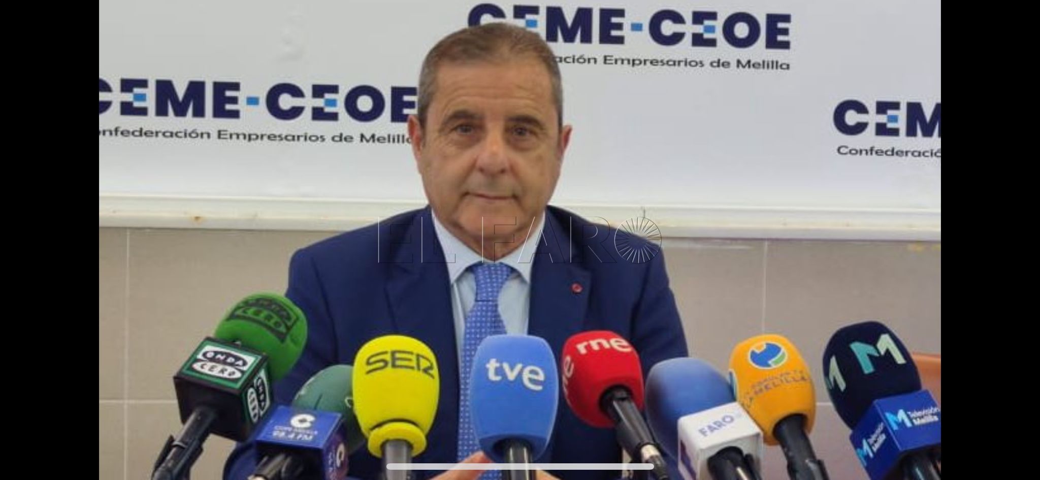 Enrique Alcoba, sobre el impacto de los aranceles de Trump: "En Melilla poco más puede pasar"