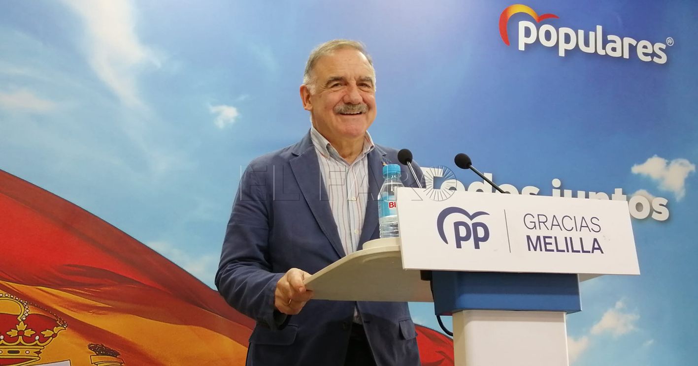 Otazu confía en debatir antes de verano la moción del PP sobre el plan de seguridad integral para Melilla y Ceuta