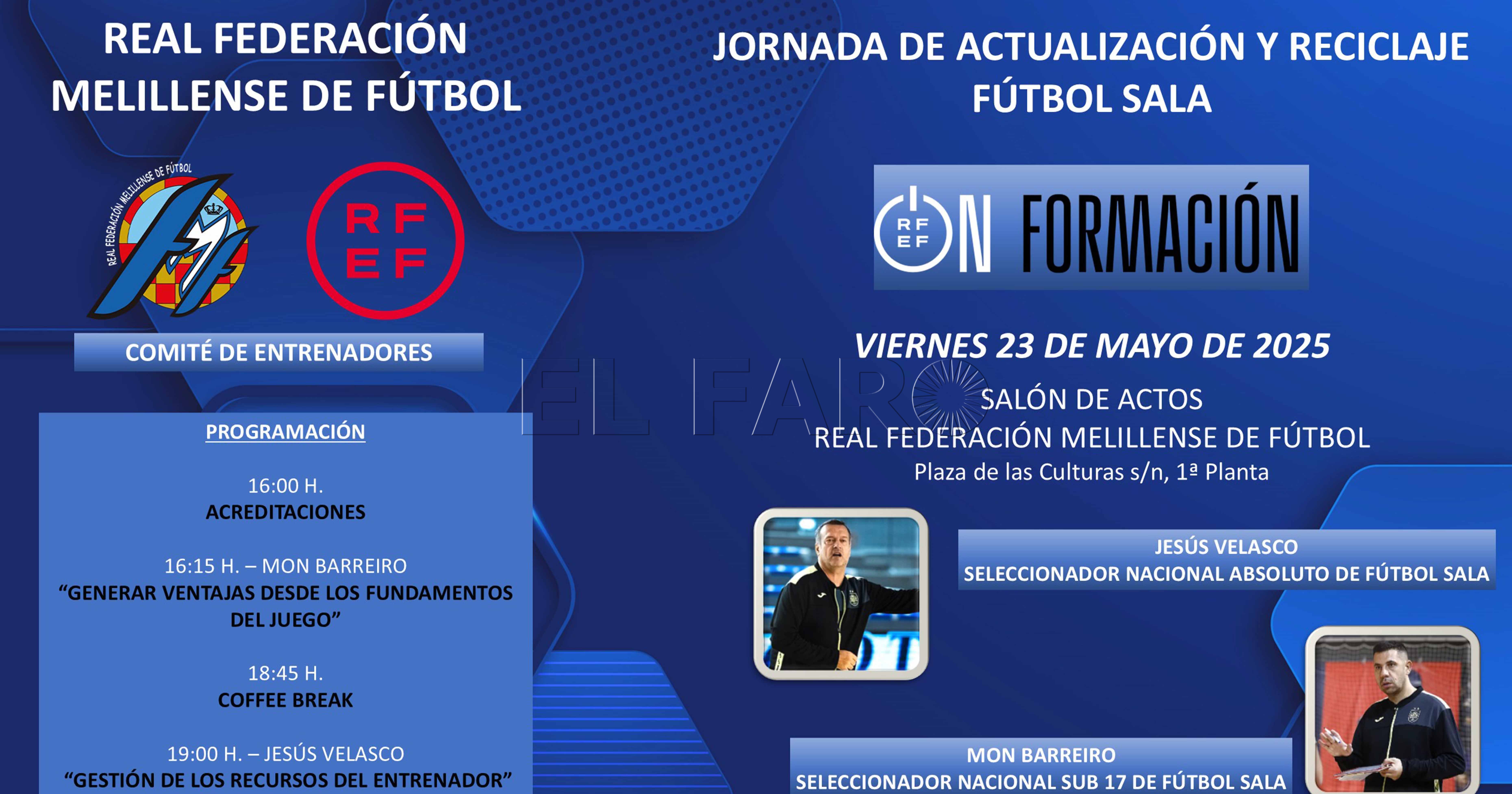 Jornada de actualización y reciclaje para entrenadores de fútbol sala