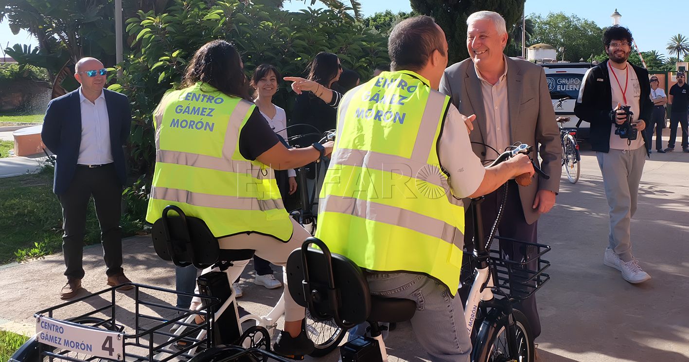 El Gámez Morón suma una actividad física más con la llegada de 3 triciclos y 1 bicicleta