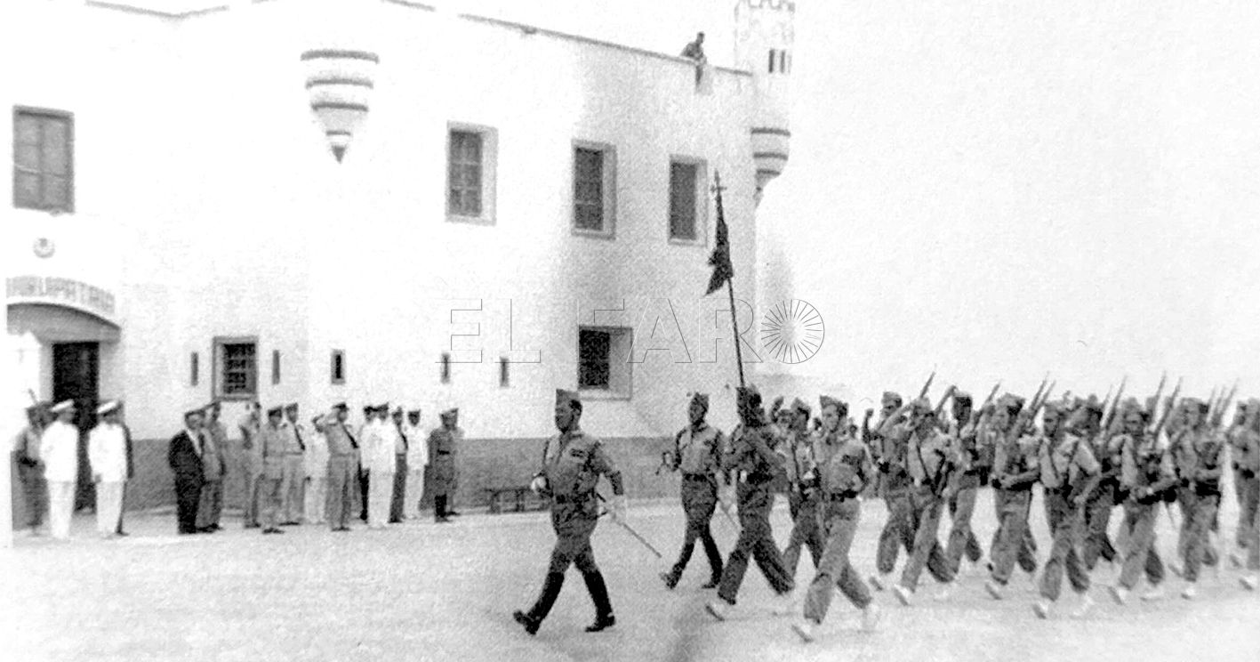 Un heroico y buen oficial en los combates del Sáhara