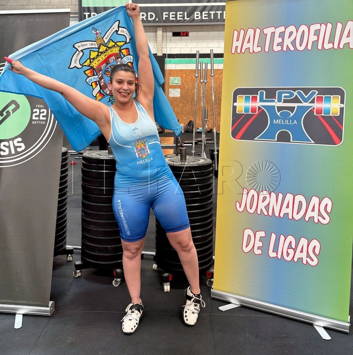 El LPV Melilla, entre los mejores de la halterofilia femenina nacional
