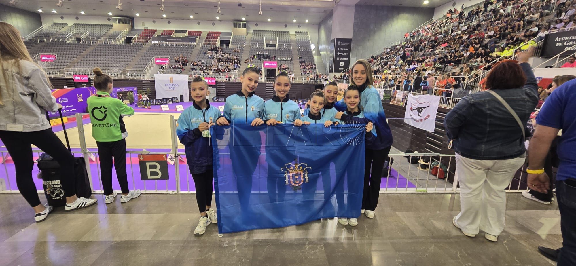 La gimnasia rítmica melillense brilla en el Nacional Base y la Copa por conjuntos