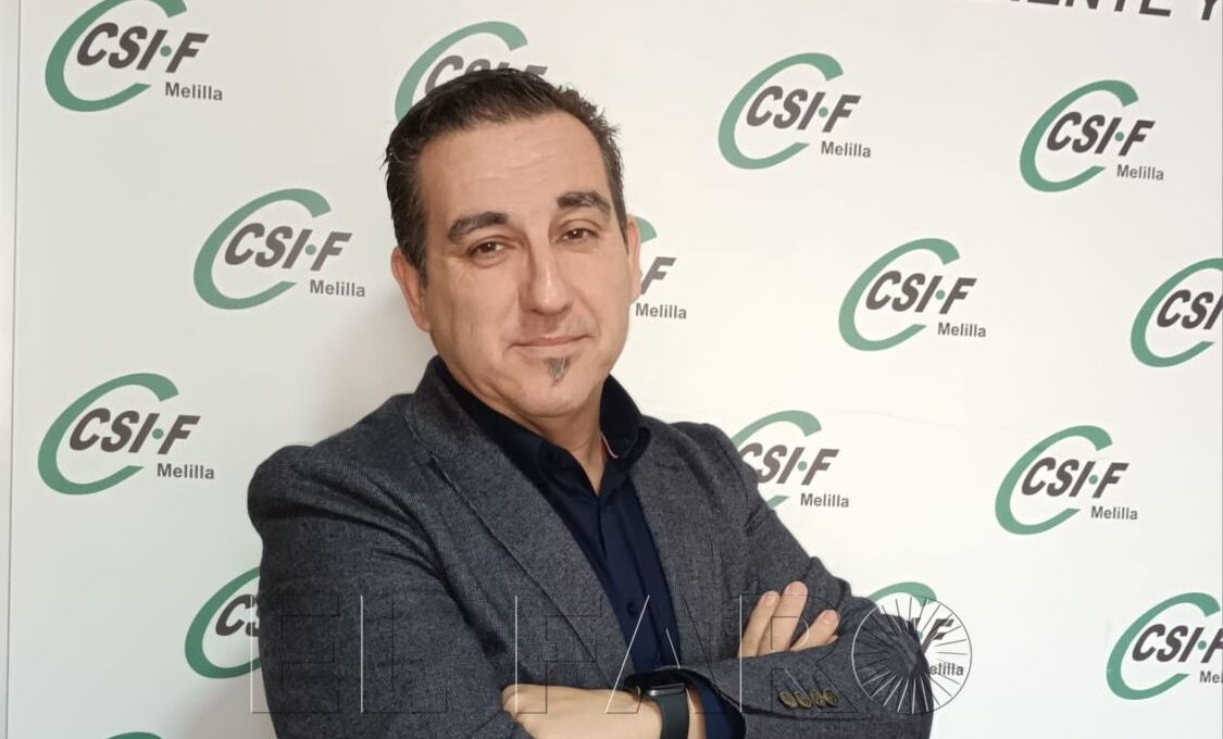 Luis Escobar, de CSIF Melilla apunta que mayo será un mes de movilizaciones