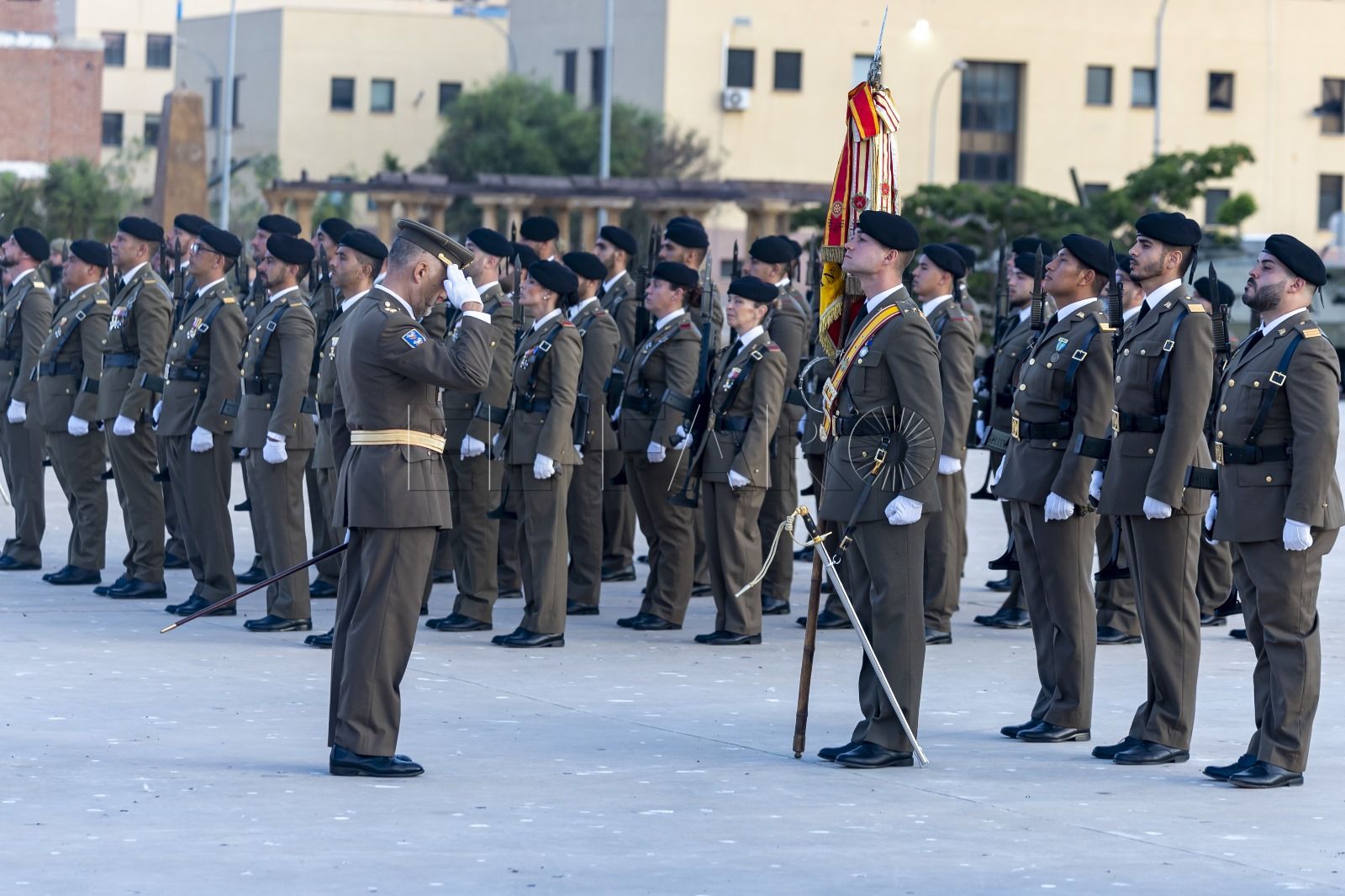 Miembros del Regimiento Alcántara de Melilla